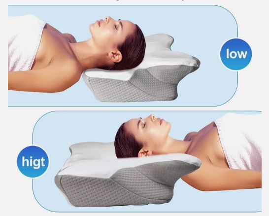 Cervical Pillow For Neck Pain Relief, Orthopedic Neck Support Pillow for Side