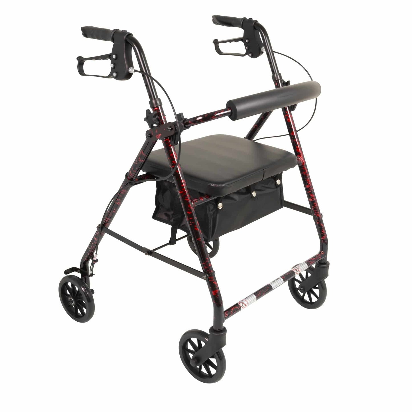 Carex PROBASICS ALUMINUM ROLLATOR WITH 6-INCH WHEELS