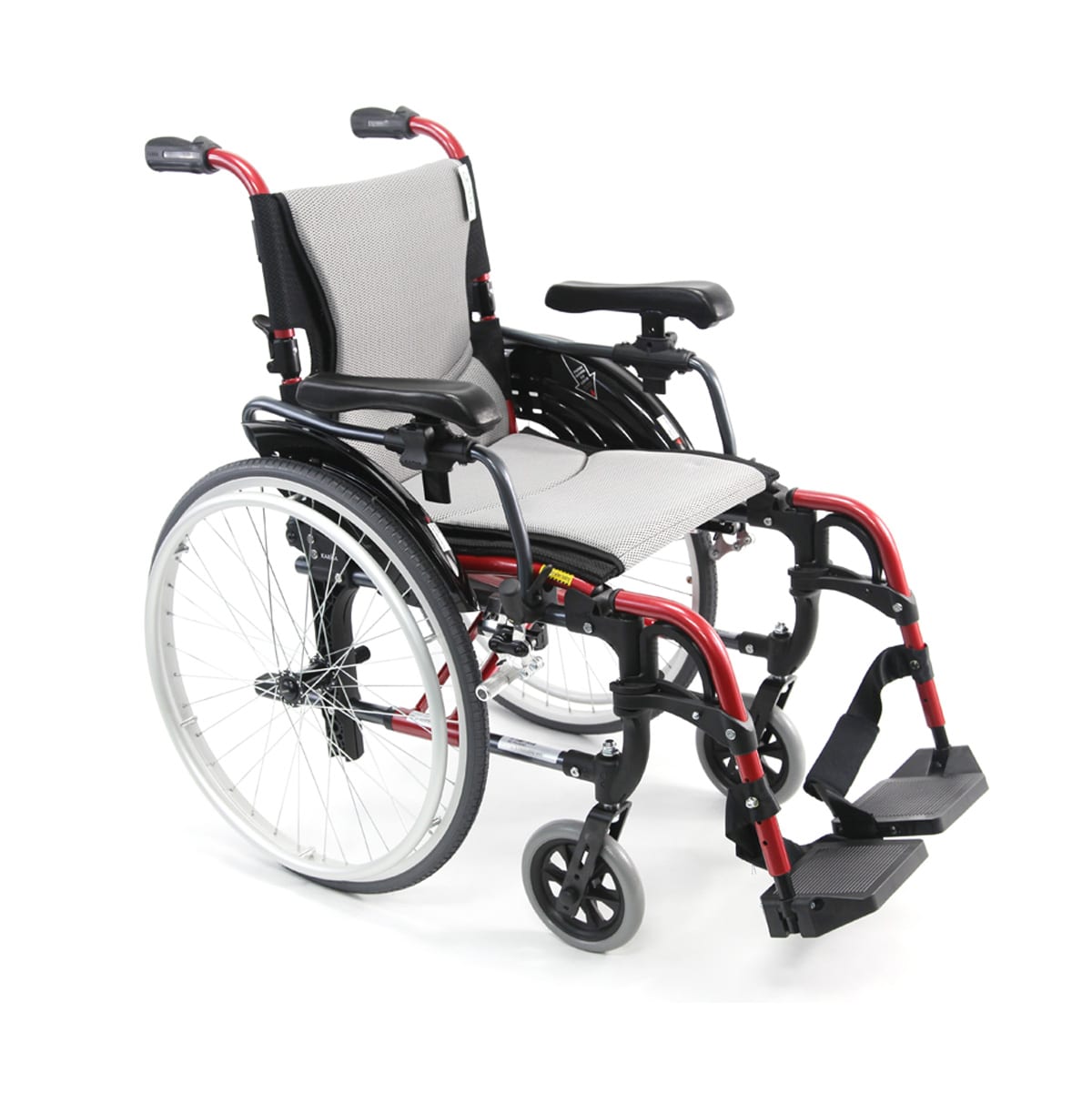 Flip back armrest Weighs under 29 lbs Seat height adjustable