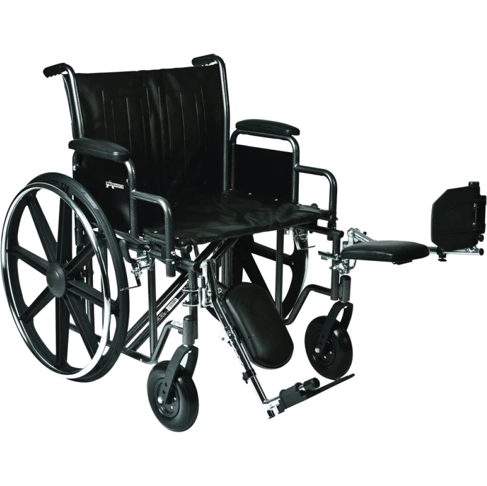 Carex PROBASICS K7 HEAVY DUTY BARIATRIC EXTRA-WIDE WHEELCHAIR