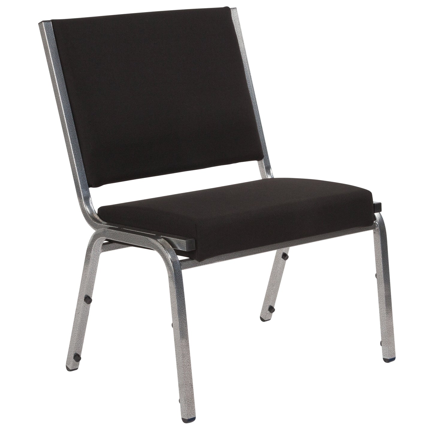 Hercules Series Black Fabric Bariatric Medical Reception Chair
