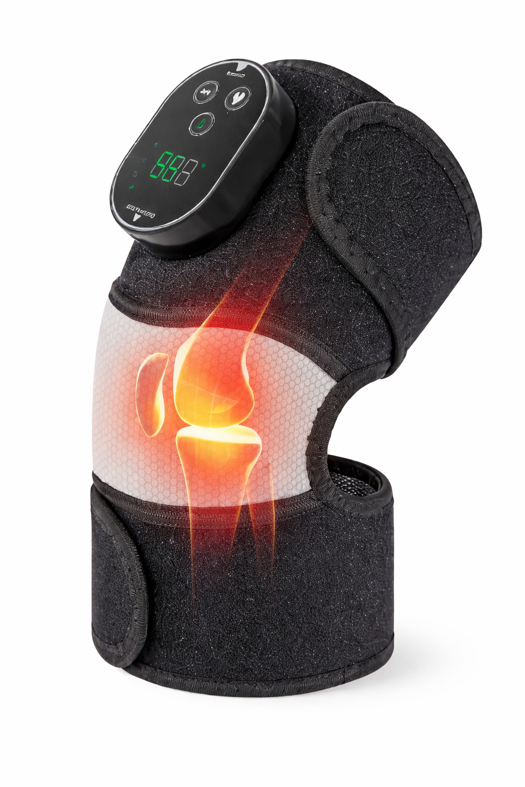 3in1 Heated Joint Knee Wrap Brace Support Electric Massage Pad