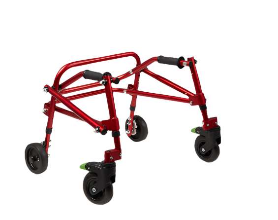CircleSpecialty Klip 4W Walker, XS, Red