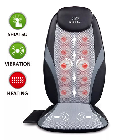 Shiatsu Back Massager, Massage Chair Pad Massage Seat Cushion