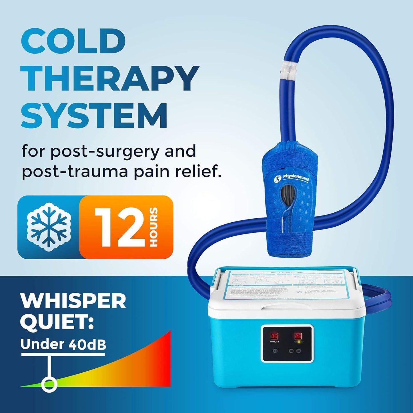 Cold Therapy Machine — Cryotherapy Freeze Kit System — for Post-Surgery Care