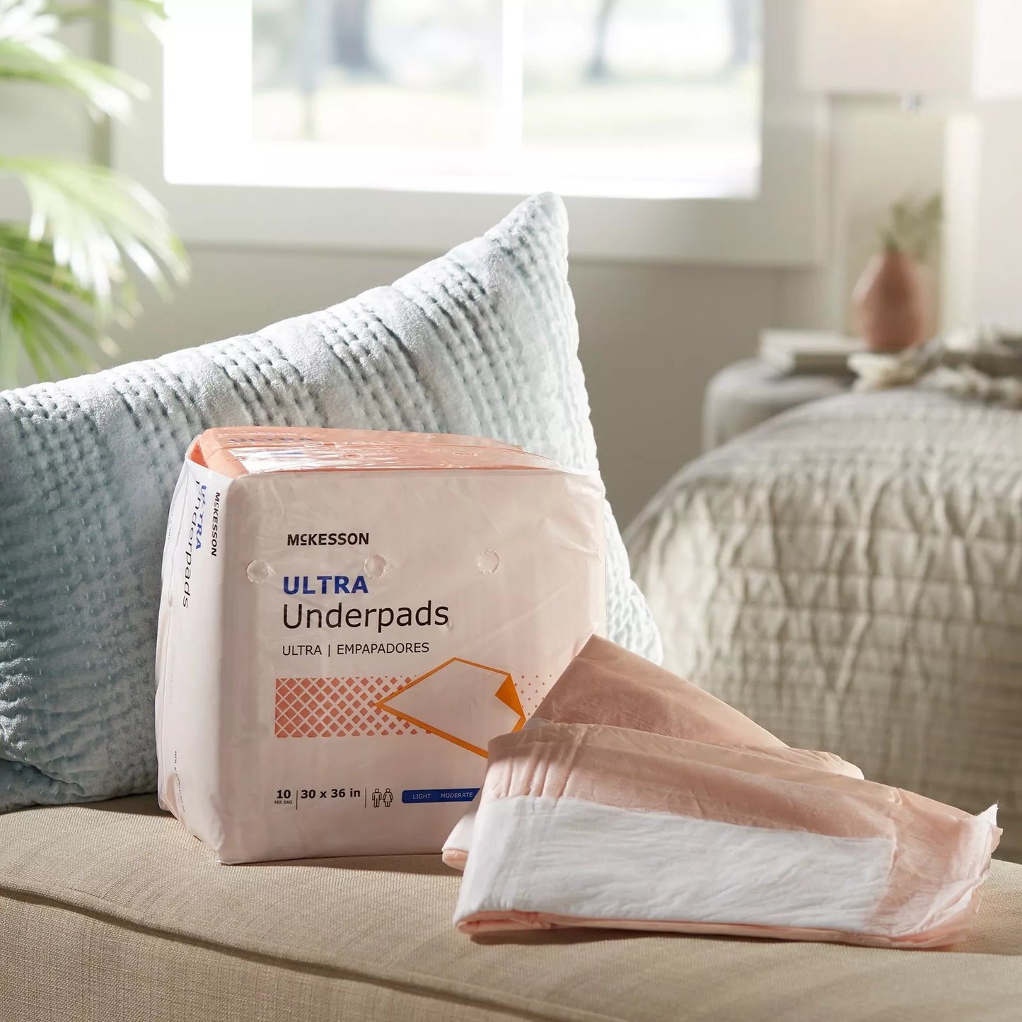 100 McKesson Ultra Heavy Absorbency Adult Bed Pad Disposable Underpads 30x36"