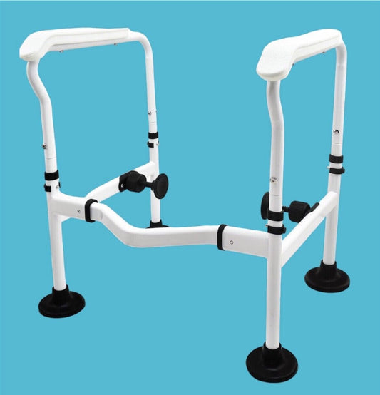 Toilet Safety Rails Toilet Handles for Elderly Handicap Bathroom Safety Frame