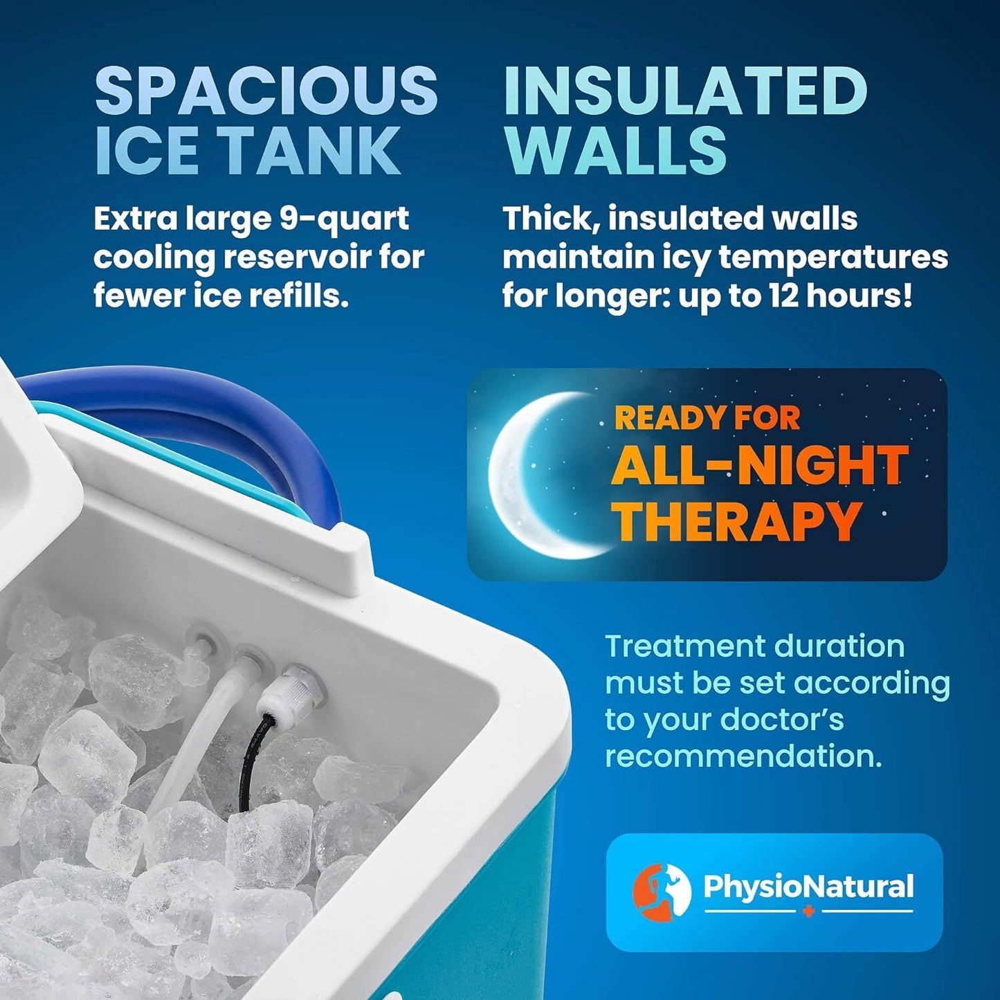 Cold Therapy Machine — Cryotherapy Freeze Kit System — for Post-Surgery Care