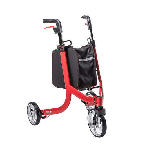 Nitro 3-Wheel Folding Aluminum Rollator