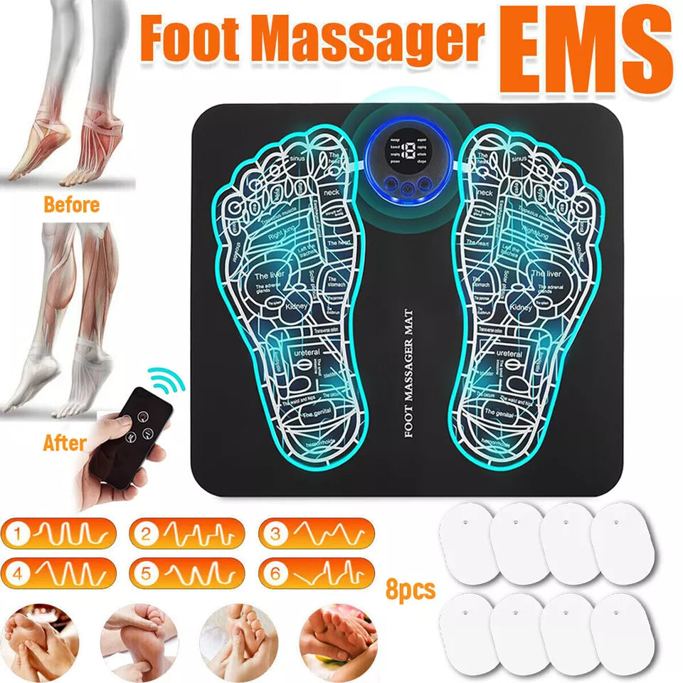EMS Foot Massager Neuropathy Feet for Circulation and Pain Relief