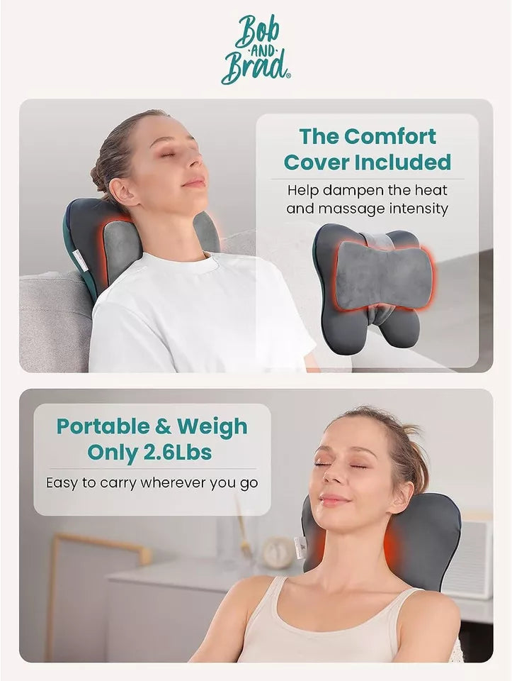 Shiatsu Shoulder Neck and Back Massager Pillow