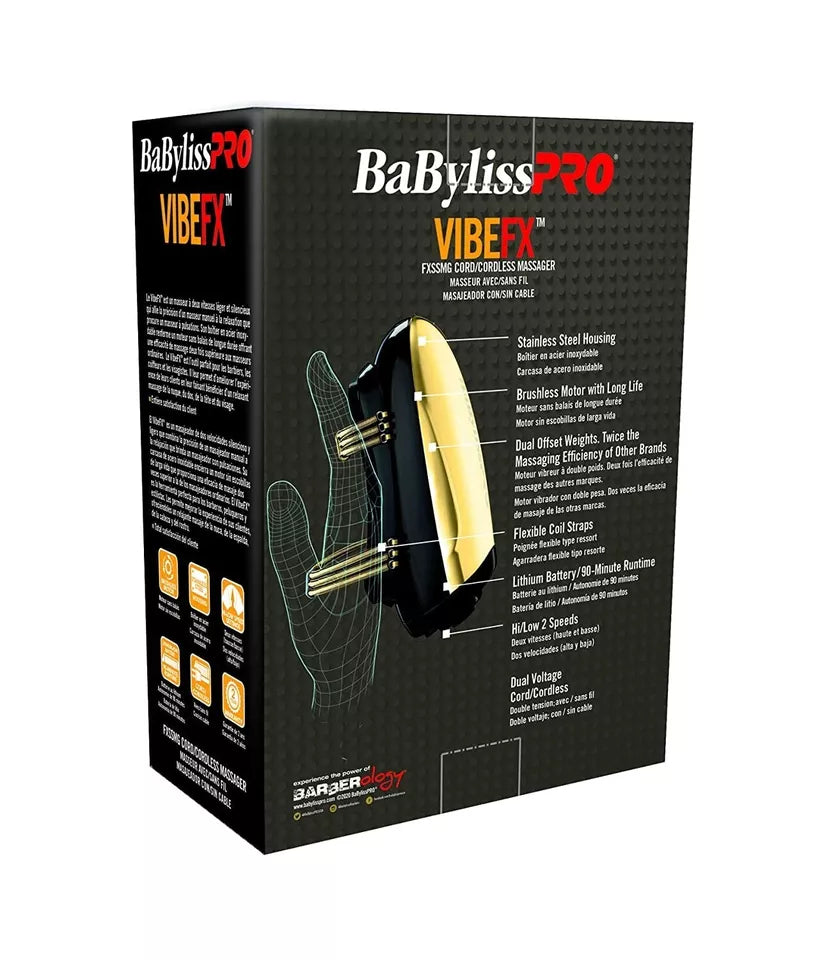 BaByliss PRO VIBEFX Cord/Cordless Massager