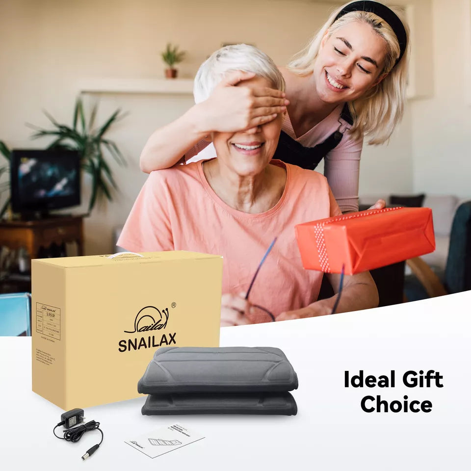 Snailax Electric Massage Mat for Full Body Heating Pad Massager