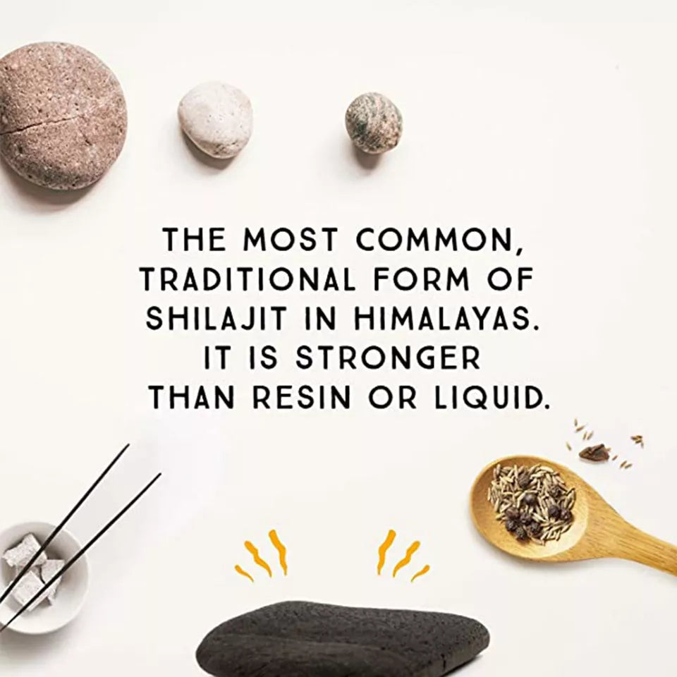 Pure Himalayan Shilajit Original Solid