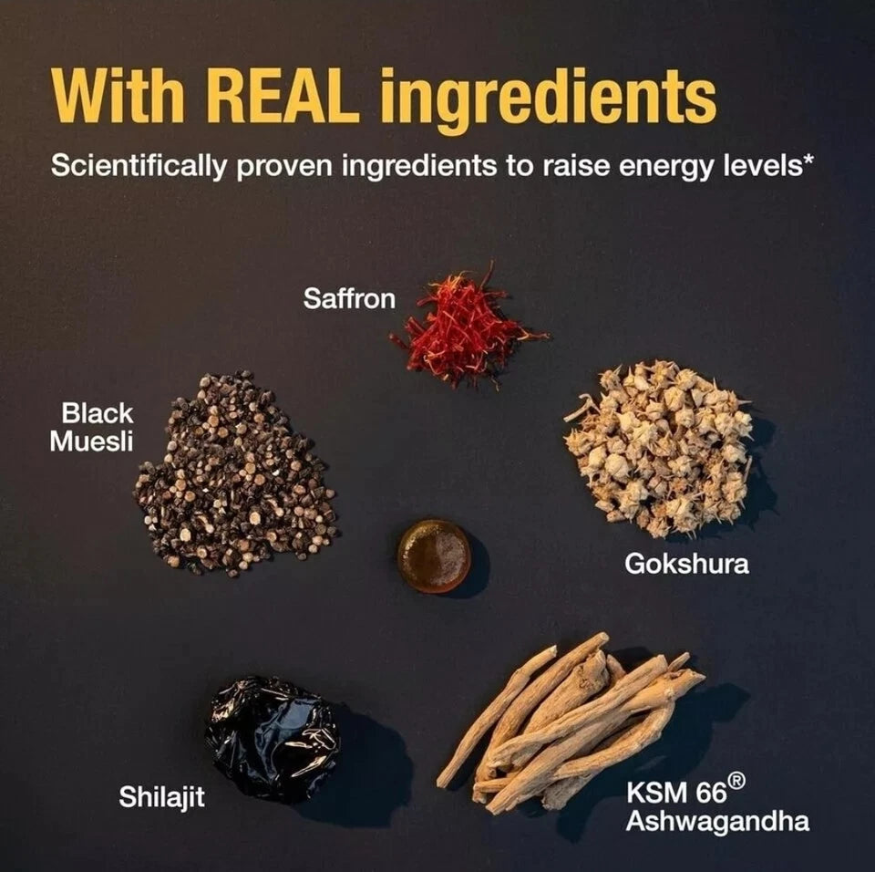 Be Bodywise Pure Himalayan Shilajit Gummies With Ashwagandha, Gokshura