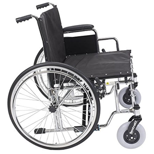 Drive Medical Sentra EC Heavy Duty Extra Wide Wheelchair, Detachable Desk Arms, 26 inches Seat - 1 ea