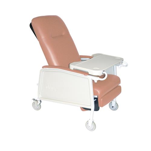 Drive Medical 3 Position Heavy Duty Bariatric Geri Chair Recliner, Rosewood - 1 ea