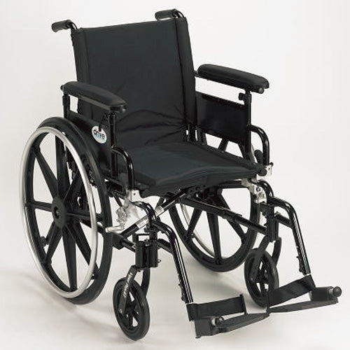 Drive Medical Viper Plus GT Wheelchair with Flip Back Removable Adjustable Full Arms, Swing away Footrests, 16 inches Seat - 1 ea