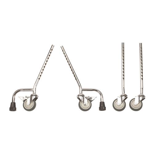 Drive Medical First Class School Chair Legs with Casters, Large, Pack of 4 - 1 ea