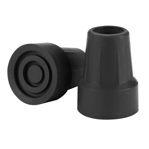 Drive Medical Crutch Tips, 7/8 inches, Black - 1 Pair