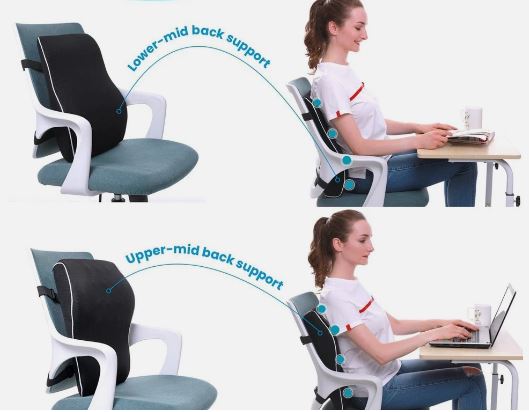 Lumbar Support Pillow for Office Chair Office Home Back Support Pillow for Car