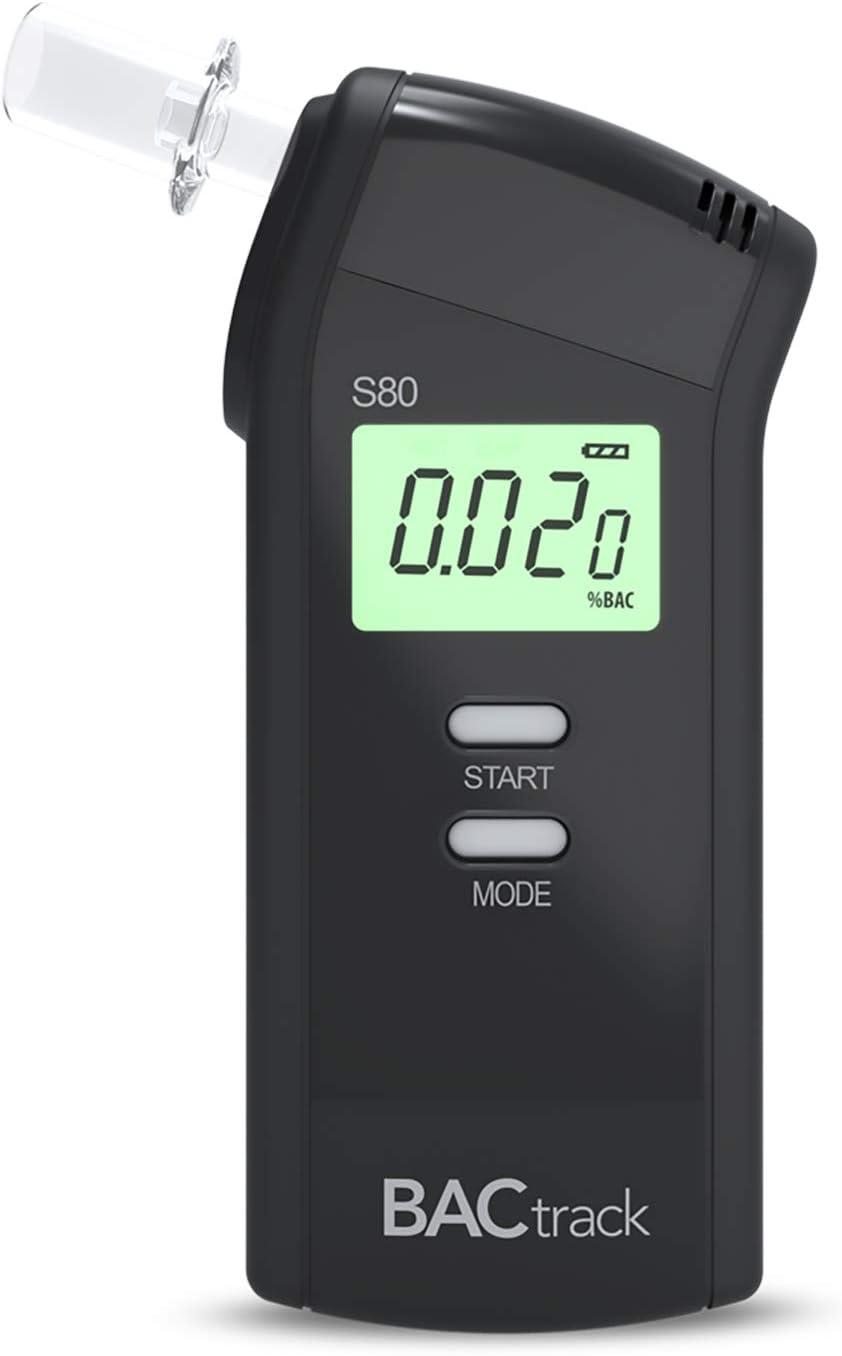 S80 Professional Breathalyzer Alcohol Tester Breath Analyzer Digital