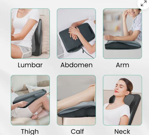 Neck Shoulder Massager with Heat for Neck Pain,Shiatsu Lower Back Massager, Gift