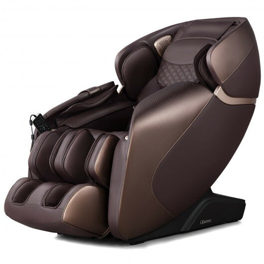 Relaxe Shiatsu Zero Gravity Massage Chair with Heating (SL-Track)-Brown