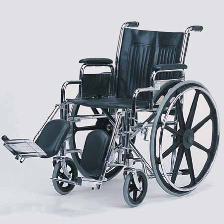 Alex Orthopedic 18" Wheelchair Detachable Arms/Elevated Leg Rest