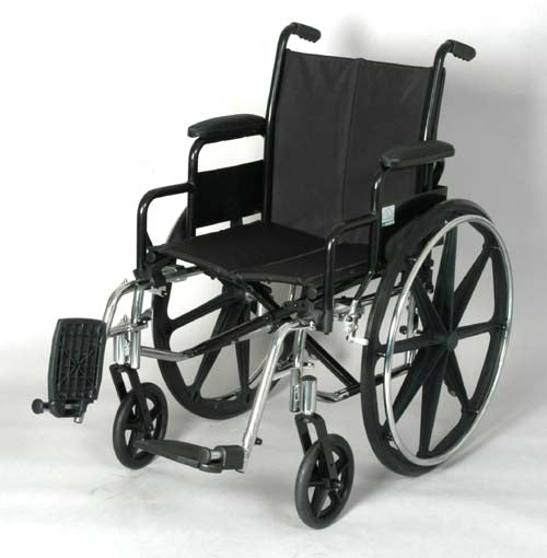 Orthopedic 16" Lightweight Transport Wheelchair for elderly