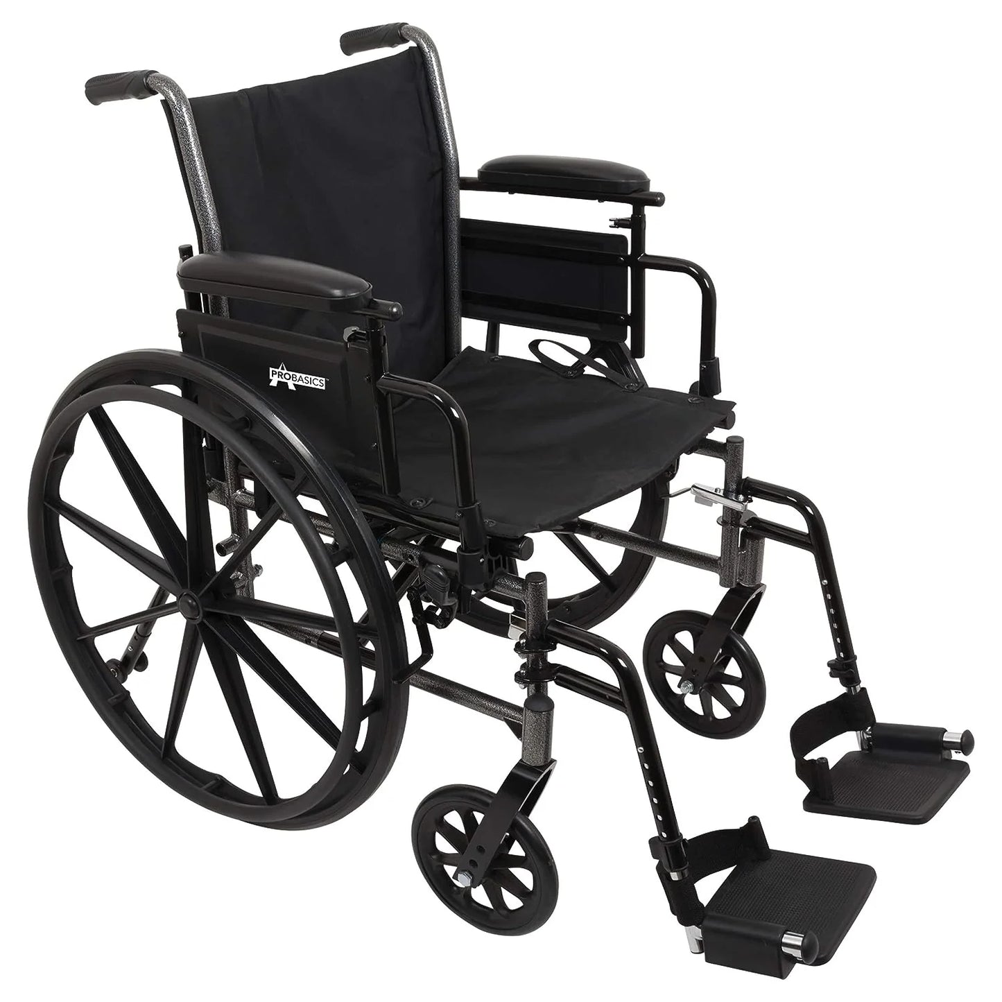 Carex PROBASICS K3 LIGHTWEIGHT WHEELCHAIR WITH FLIP-BACK ARMS AND SEAT EXTENSION