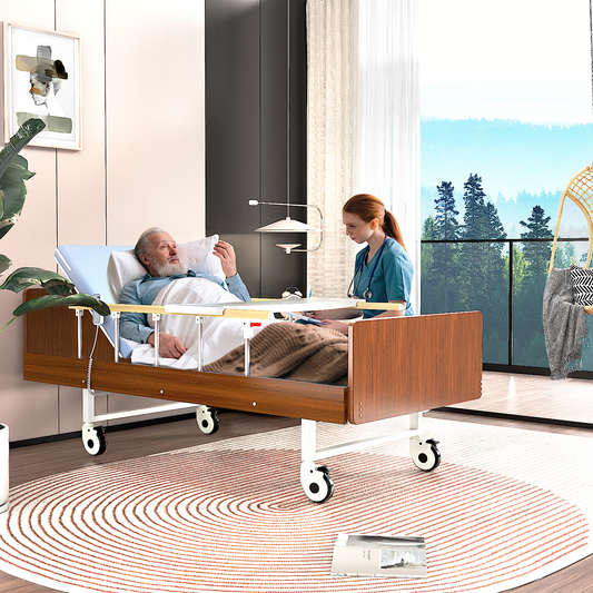 Electric ICU beds with foam mattresses for home and hospital use