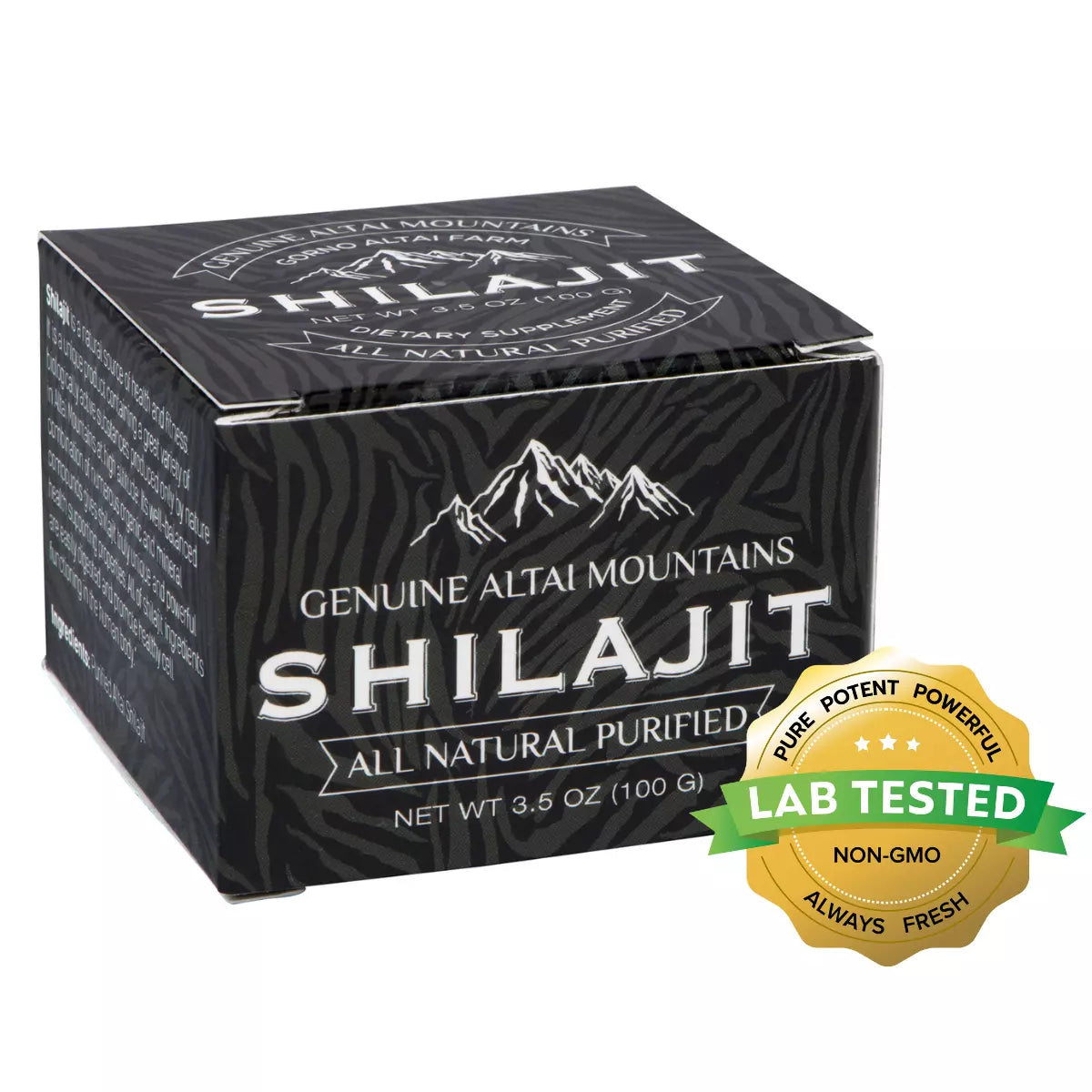 Pure Shilajit Resin Golden Grade Altai Mountains