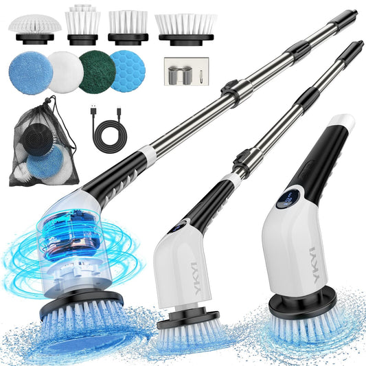 Electric Spin Scrubber, Shower Scrubber Cordless Cleaning Brush