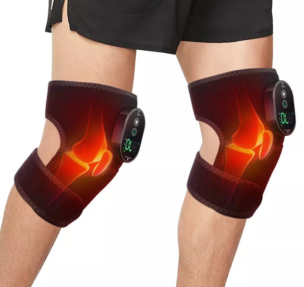 Electric Heating Knee Pad Brace Shoulder Joint Pain Relief Wrap Belt