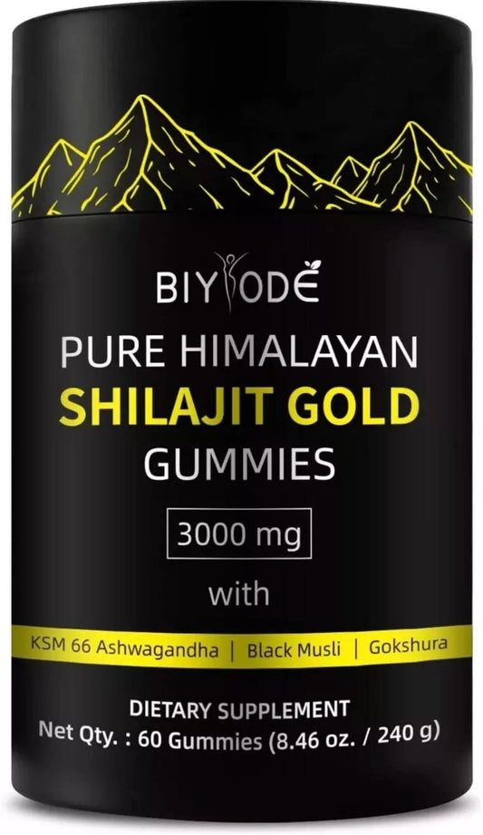 Himalayan Shilajit GOLD Gummies Extremely Potent 3000 mg, Fulvic Acid