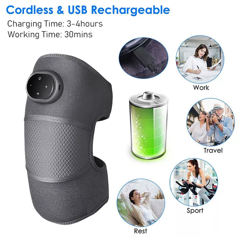 3 in 1 Electric Fast Heating Vibration Knee Joint Pad Wrap Brace OTCDEAL 3 in 1 Electric Fast Heating Vibration Knee Joint Pad Wrap Brace OTCDEAL