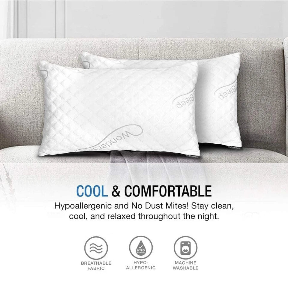 Dream Rite Shredded Memory Foam Pillow - Queen Size
