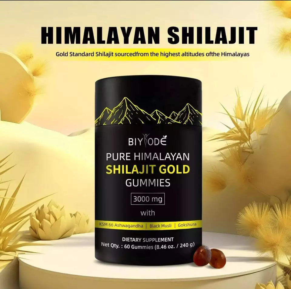 Himalayan Shilajit GOLD Gummies Extremely Potent 3000 mg, Fulvic Acid