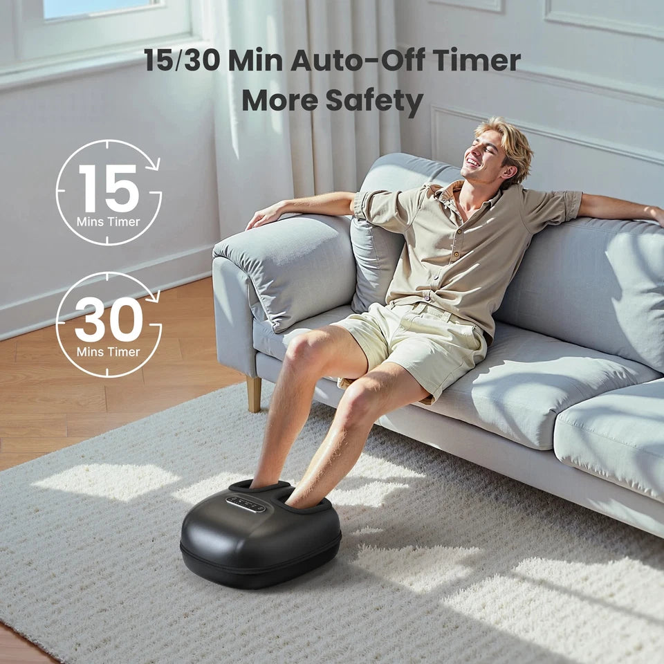 Renpho Shiatsu Foot Massager with Heat Neuropathy Tired Foot Blood Circulation