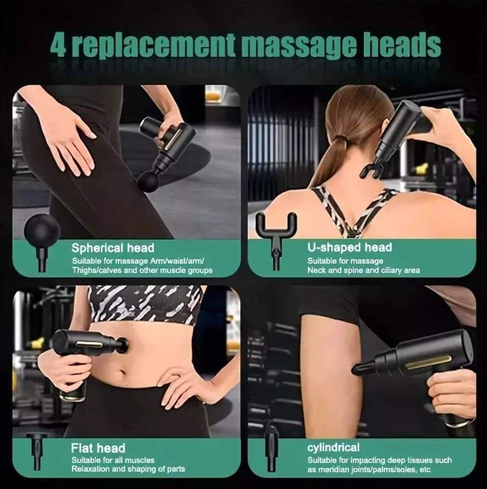 6 speeds Massage Gun Percussion Massager Deep Tissue Muscle Vibrating Relax