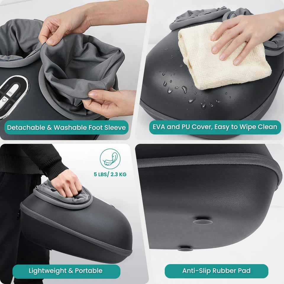 Shiatsu Foot Massager with Heat, Deep Kneading