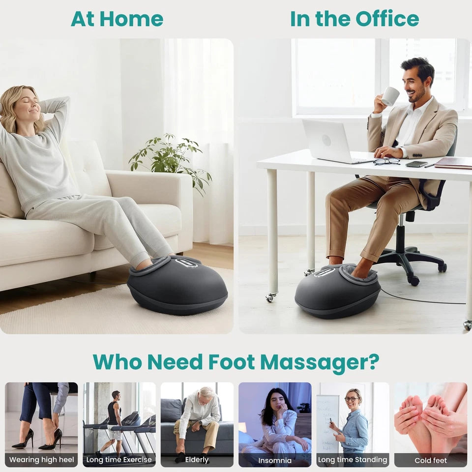 Shiatsu Foot Massager with Heat, Deep Kneading