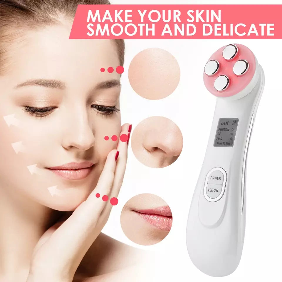 Radio Frequency Facial LED Photon Beauty Device