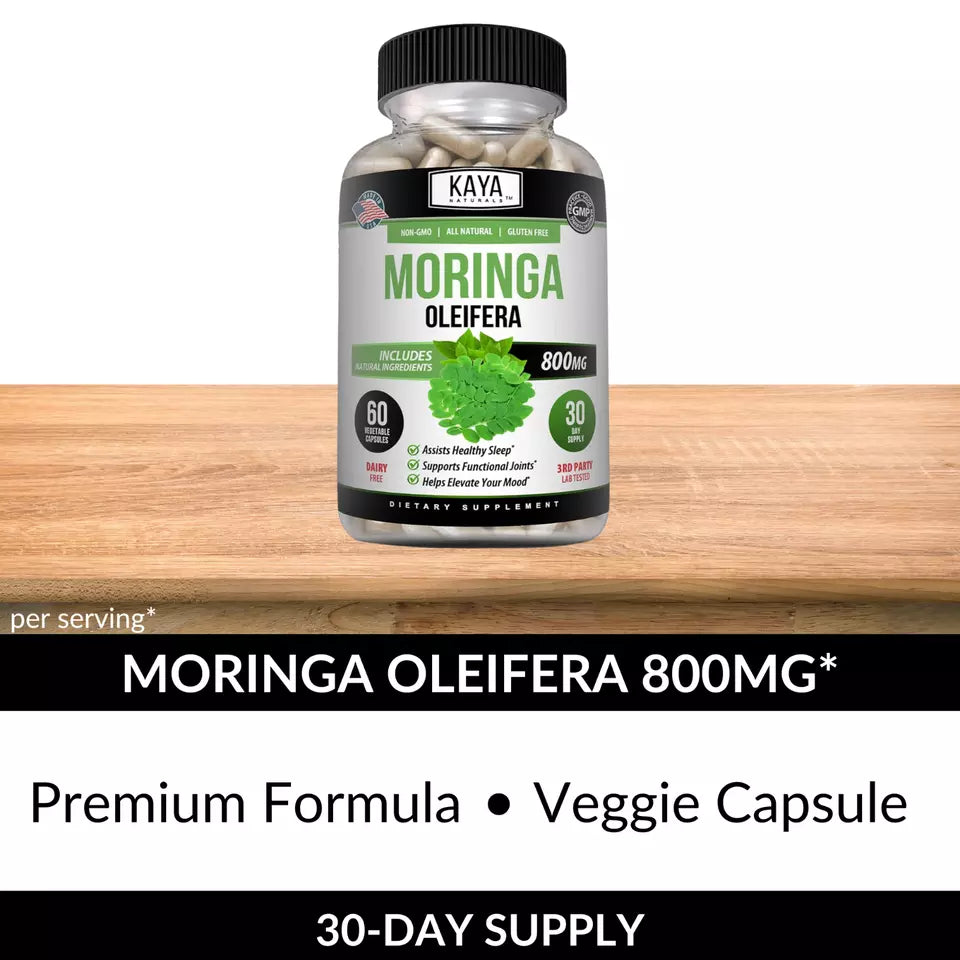 Pure Moringa Oleifera Supplement 60ct