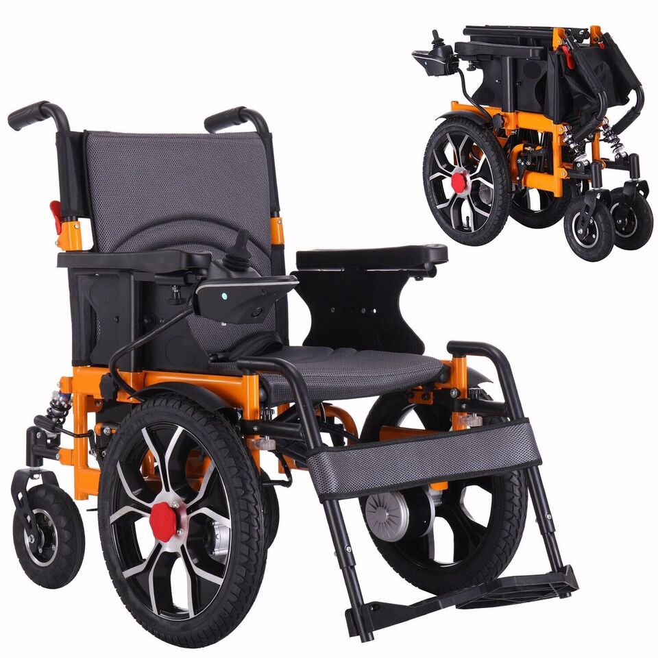 Folding Electric Power Wheelchair Medical Mobility Aid Motorized Lightweight