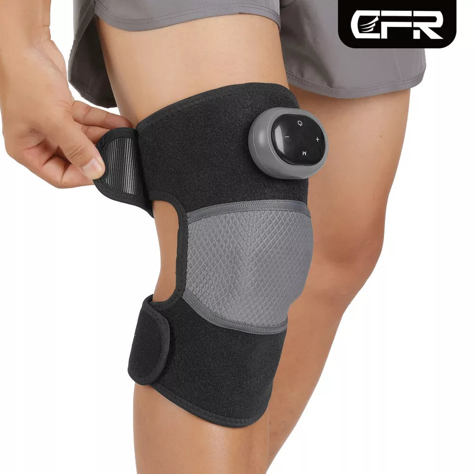 3in1 Heated Joint Knee Wrap Brace Support Electric Massage Pad