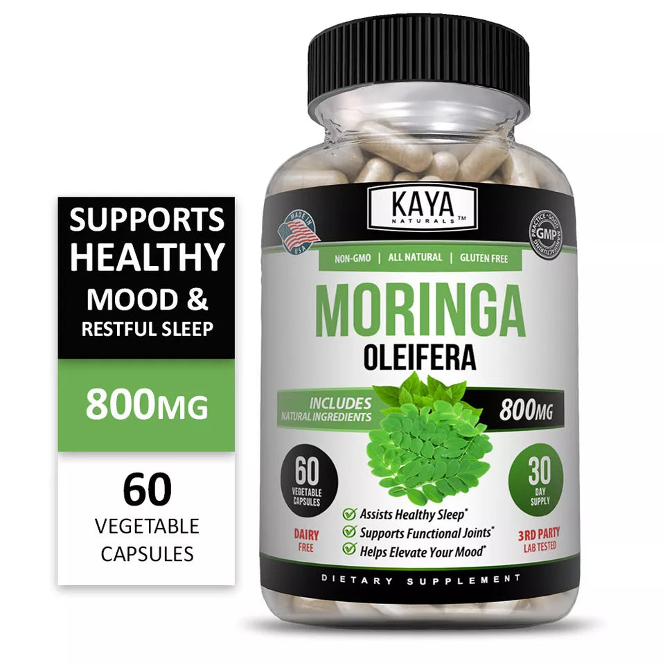 Pure Moringa Oleifera Supplement 60ct