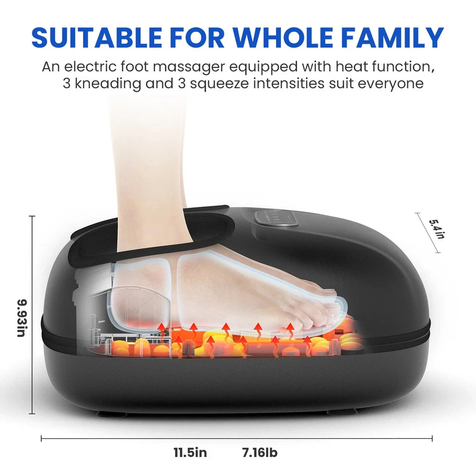 Renpho Shiatsu Foot Massager with Heat Neuropathy Tired Foot Blood Circulation