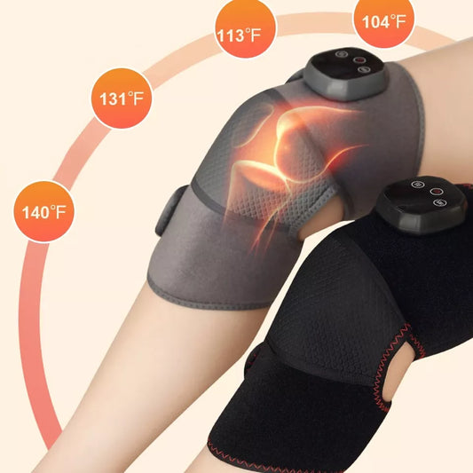 Knee Joint Pad Brace Massage Therapy Legs Massager